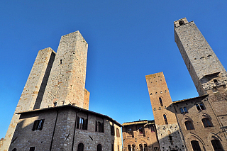 San Gimignano (Toskánsko - Itálie)