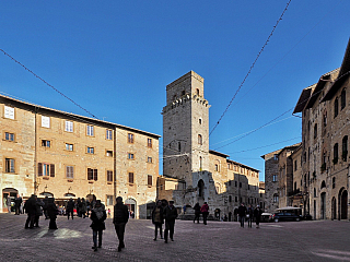 San Gimignano (Toskánsko - Itálie)