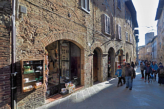 San Gimignano (Toskánsko - Itálie)