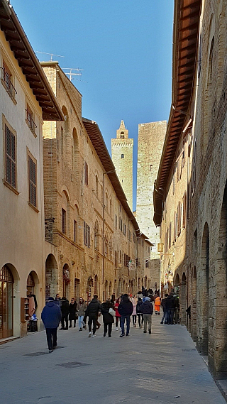 San Gimignano (Toskánsko - Itálie)