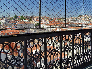 Elevador de Santa Justa v Lisabonu (Portugalsko)
