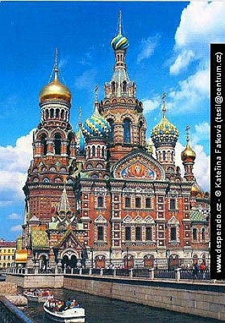 Chrám Kristova vzkříšení v Petrohradu (Rusko)