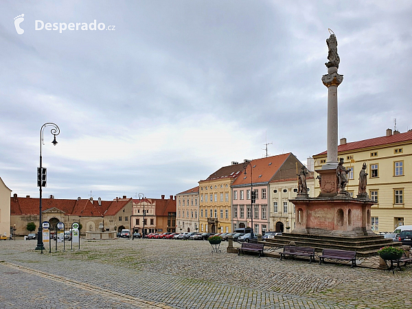 Masarykovo náměstí ve Znojmě (Česká republika)