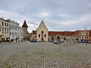 Masarykovo náměstí ve Znojmě (Česká republika)