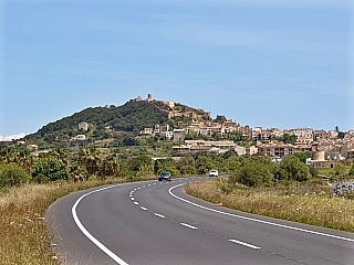 Pevnost a městečko Capdepera na ostrově Mallorka (Španělsko)