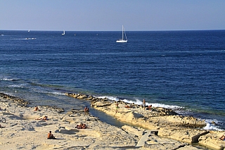 Pláže ve Sliemě (Malta)