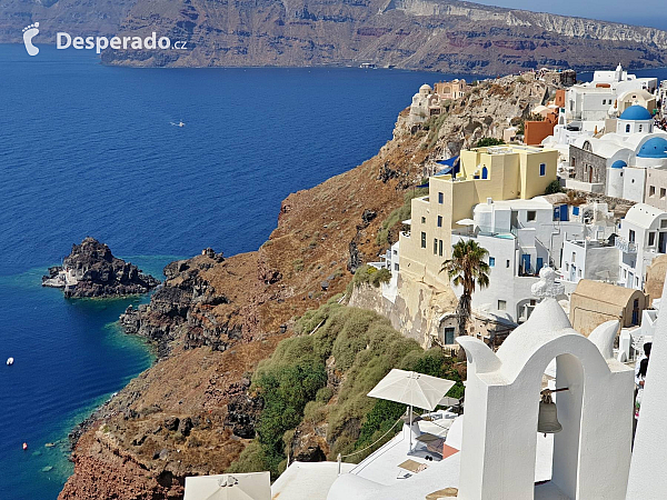 Oia na ostrově Santorini (Řecko)