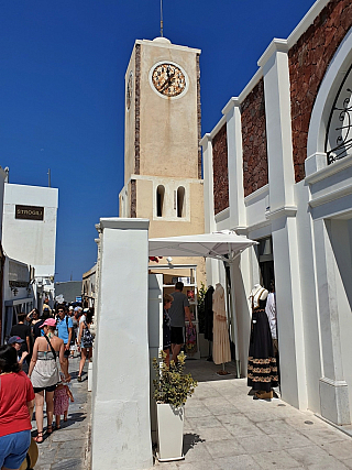 Oia na ostrově Santorini (Řecko)