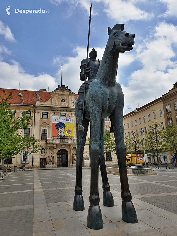 Socha Markraběte Jošta Lucemburského (Brno - Česká republika)