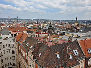 Stará radnice a výhled z radniční věže (Brno - Česká republika)