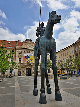 Socha Markraběte Jošta Lucemburského (Brno - Česká republika)