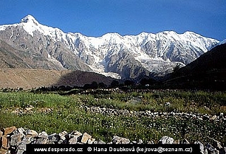Zasněžené vrcholky hor (Pákistán)