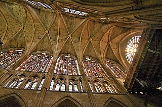 Katedrála Panny Marie v Leónu (Kastilie a León - Španělsko)