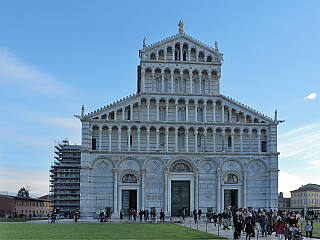 Baptisterium, Katedrála a Šikmá věž v Pisa (Toskánsko - Itálie)