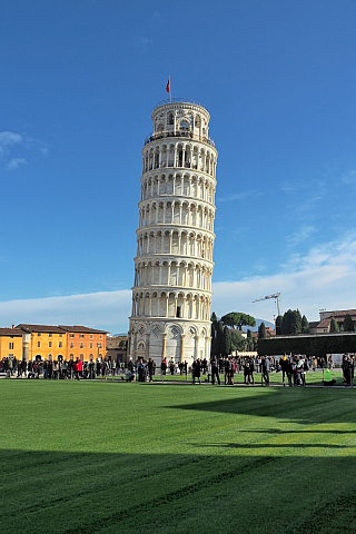 Baptisterium, Katedrála a Šikmá věž v Pisa (Toskánsko - Itálie)