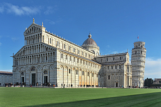 Baptisterium, Katedrála a Šikmá věž v Pisa (Toskánsko - Itálie)