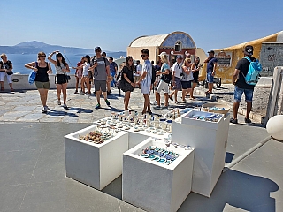 Oia na ostrově Santorini (Řecko)