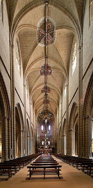 Katedrála v Pamploně (Španělsko)