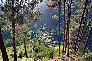 Horská oblast Encumeada (Madeira)