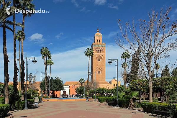 Koutoubia Mosque v Marrákeši (Maroko)