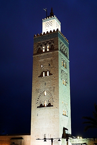 Koutoubia Mosque v Marrákeši (Maroko)