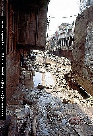 Zablácené Rávalpindi (Pákistán)