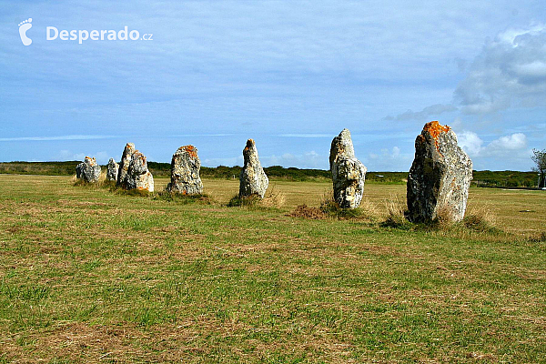 Pointe de Pen-Hir na poloostrově Crozon (Bretaň - Francie)