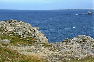 Pointe de Pen-Hir na poloostrově Crozon (Bretaň - Francie)