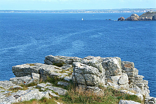 Pointe de Pen-Hir na poloostrově Crozon (Bretaň - Francie)