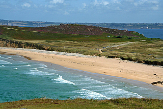 Pointe de Pen-Hir na poloostrově Crozon (Bretaň - Francie)