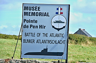 Pointe de Pen-Hir na poloostrově Crozon (Bretaň - Francie)