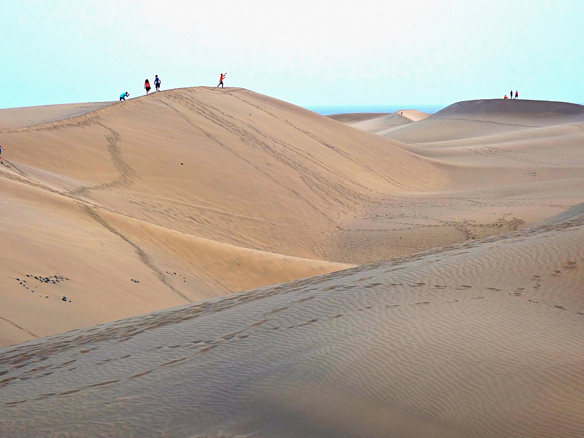 Písečné duny v Maspalomas (Gran Canaria - Španělsko)