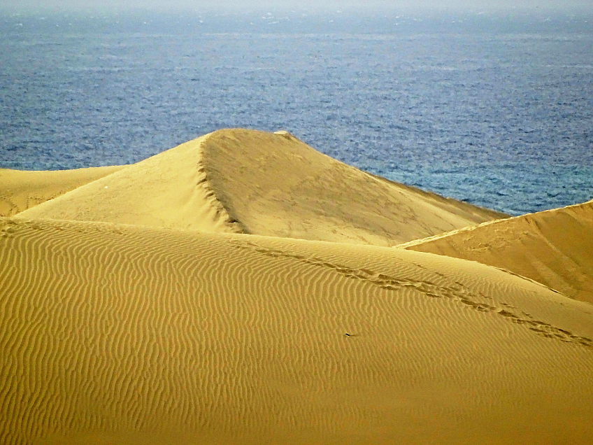 Písečné duny v Maspalomas (Gran Canaria - Španělsko)