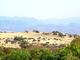 Písečné duny v Maspalomas (Gran Canaria - Španělsko)