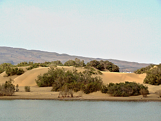 Písečné duny v Maspalomas (Gran Canaria - Španělsko)