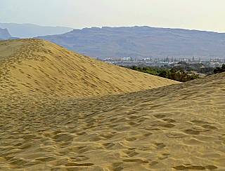 Písečné duny v Maspalomas (Gran Canaria - Španělsko)