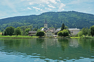 Jezero Ossiacher See (Korutany - Rakousko)