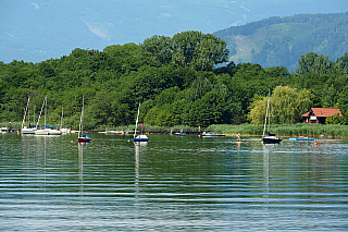 Jezero Ossiacher See (Korutany - Rakousko)