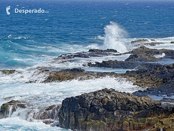 Pláž La Garita na ostrově Gran Canaria (Kanárské ostrovy - Španělsko)