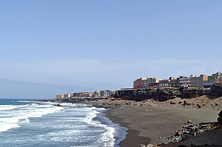 Pláž La Garita na ostrově Gran Canaria (Kanárské ostrovy - Španělsko)