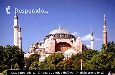 Hagia Sofia v Istanbulu (Turecko)