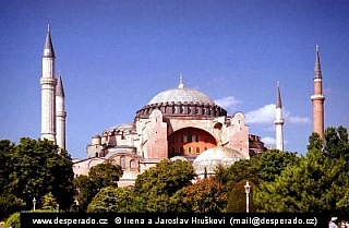 Hagia Sofia v Istanbulu (Turecko)