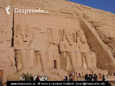 Chrám v Abu Simbel (Egypt)
