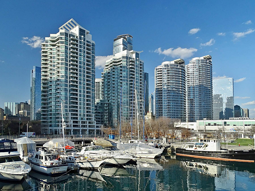 Downtown v Torontu (Ontario - Kanada)