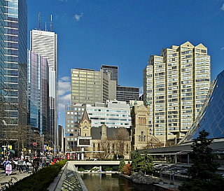 Downtown v Torontu (Ontario - Kanada)