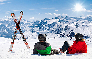 Lyžování v Alpách