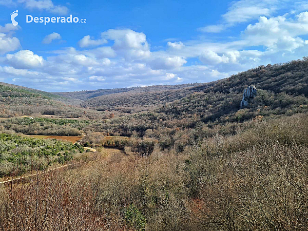 Hrad Dvigrad (Istrie - Chorvatsko)