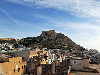 Hrad Santa Bárbara v Alicante (Autonomní společenství Valencie – Španělsko)