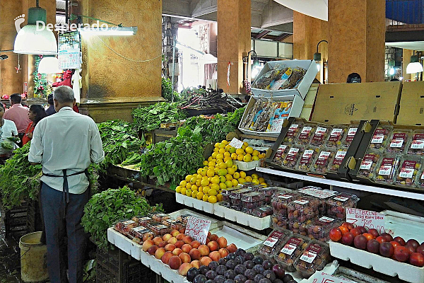 Centrální trh v Port Louis (Mauricius)