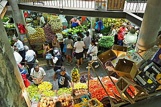 Centrální trh v Port Louis (Mauricius)
